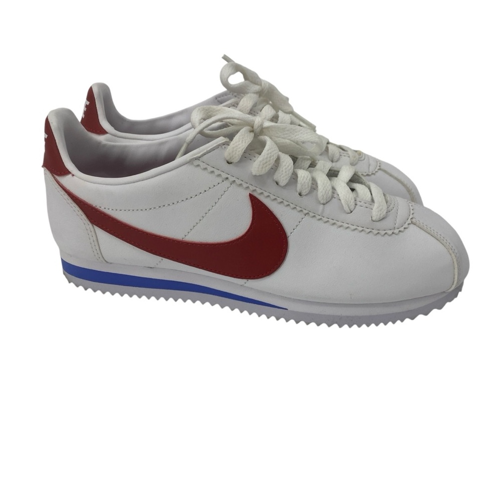 Nike White and Red Athletic Shoes
